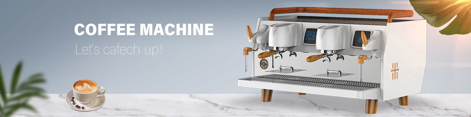 آلة صنع القهوة ذات المجموعة المزدوجة
